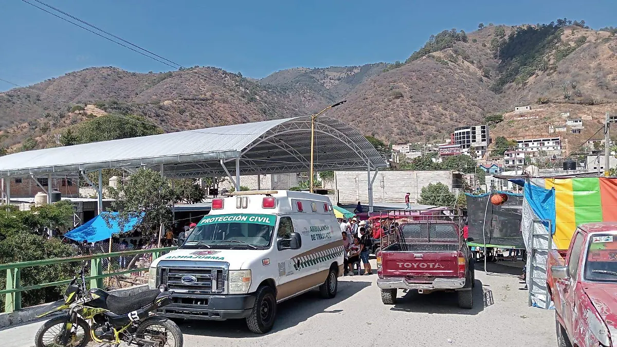 Ambulancia de Protección Civil en Motozintla